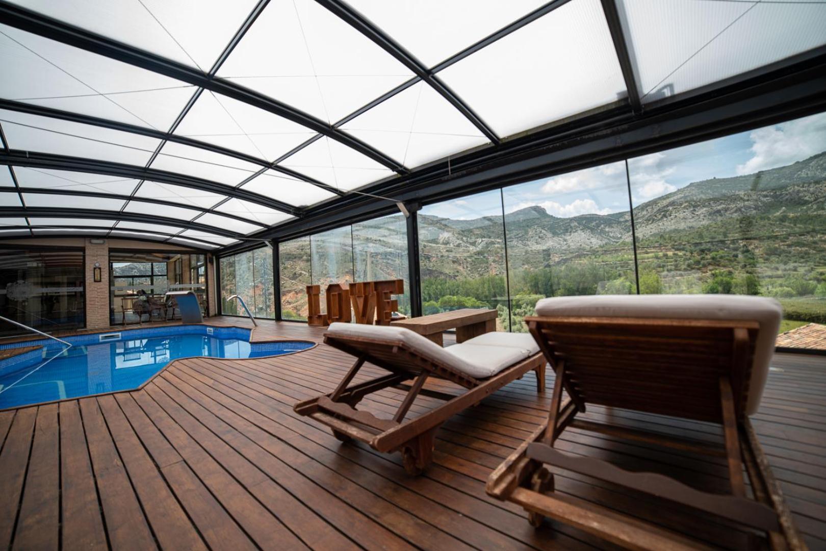 Hotel Spa Don Inigo De Aragon Las Cuevas de Cañart Buitenkant foto